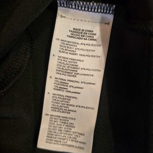 Adidas Black Quarter-zip Long Sleeve Shirt Size: XXL - Picture 5 of 7